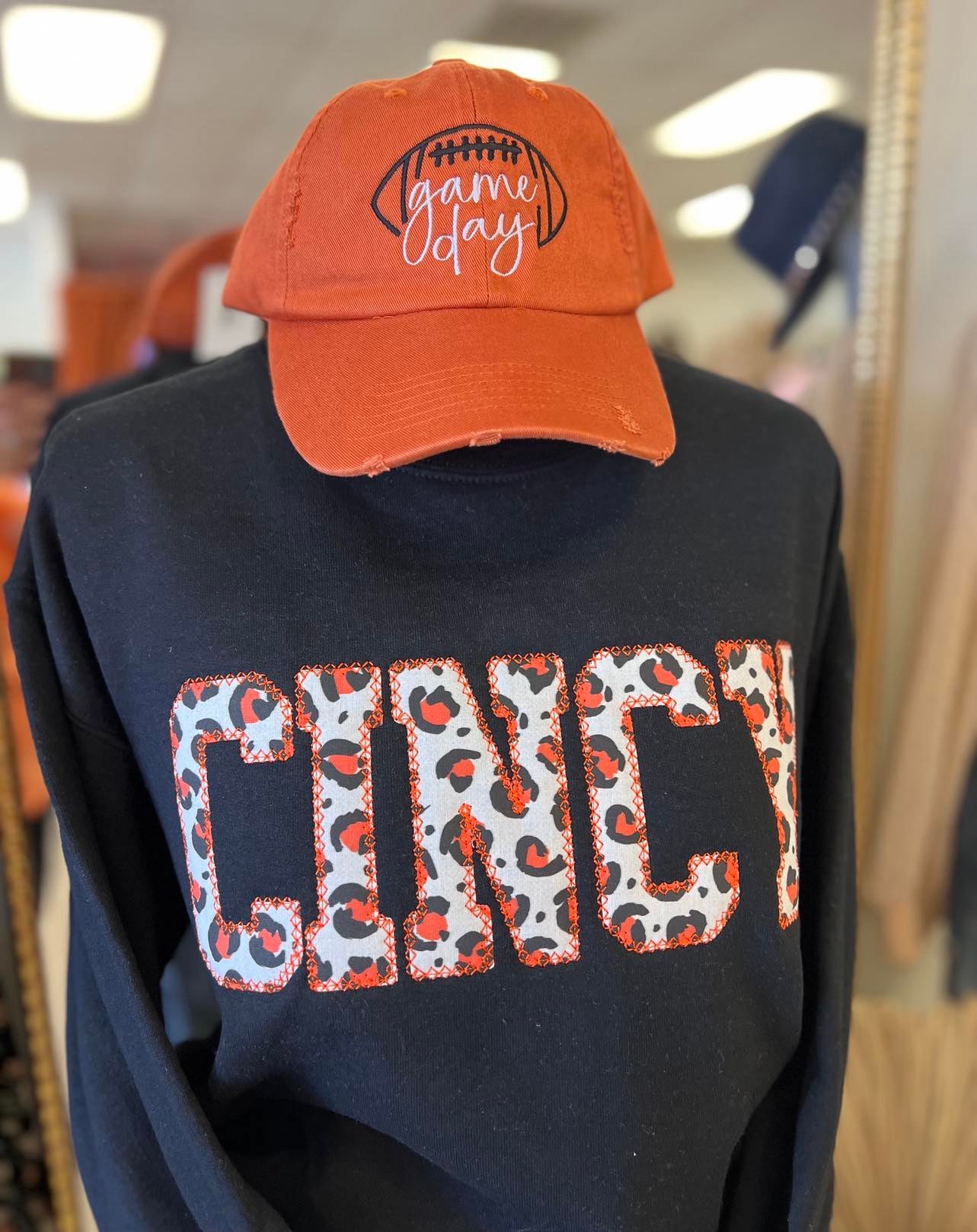Cheetahlicious cincy crewnecks southern trade co llc